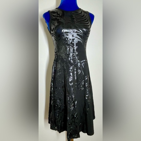 Killstar | Chaos Bone Crush | Skeleton Dress | Goth Punk Metal | XS - Picture 2 of 7